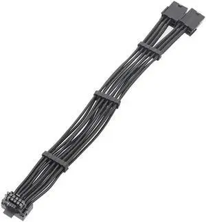 Sturdy 2x 8Pin Female to PCIE 5.0 12+4 16Pin Video Card Cable for RTX4000 RTX40(2X8PIN PLB)