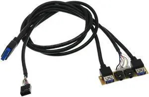 Motherboard USB3.0+USB2.0 I/O Board Internal Cable HUB High Extension Cable Cable for PC Computer for C