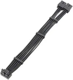 Sturdy 2x 8Pin Female to PCIE 5.0 12+4 16Pin Video Card Cable for RTX4000 RTX40(2X8PIN for PLA)