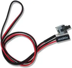 5PCS 50cm 2 Pin SW PC Power Cable On/Off Push Button ATX Computer Switch Wire