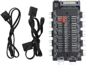 5V 3Pin ARGB RGBW Cable SYNC RGB 10 Hub Splitter Power Extension Cable