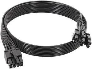 Durable PSUs 8Pin to 8 Pin (6+2) GPU Male Adapter Extension Cable 100cm