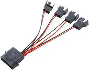 IDE 4Pin Male Molex to Small 4pin Female Y Splitter Adapter Floppy Disk Power Supply Cable Converter for Case Fan