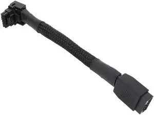 16Pin Video Card Elbow Graphic Card 2VHPWR Straight Head Turning Head Line PCIE5.0 Elbow Line 12+4PIN(belt net)
