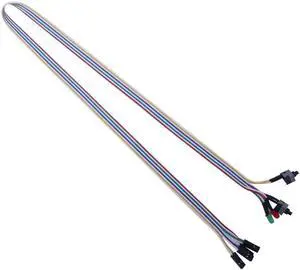 PC Motherboard Atx Power Supply On/Off Push Button Reset Cables for Desktop PC Computer for Case