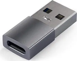 Type-A to Type-C Adapter Converter - USB-A Male to USB-C Female - Compatible with iMac MacBook Pro/MacBook Laptops PC Computers and More (Space Gray)