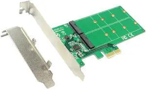 On Cards PCIE to M2 Adapter M.2 NGFF TO PCI Express PCIE X1 Adapter Dual Port B Key Card Supports 2230 2242 2260 2280 M2 SSD On Cards PCIE to M2 Adapter M.2 NGFF TO PCI Express PCIE X1 Adapter Dual Port B Key Card Supports 2230 2242 2260 2280 M2 SSD
