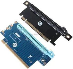 Express 16X Riser e Graphics Card -E Steering Card 90 Degrees Right Angle Riser Adapter for 1U 2U Host 4/6cm Width Express 16X Riser e Graphics Card -E Steering Card 90 Degrees Right Angle Riser Adapter for 1U 2U Host 4/6cm Width