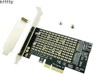 NVMe SSD NGFF TO PCIE X4 Adapter M Key B Key Dual Interface Card Support PCI Express 3.0 2230 2242 2260 2280 Size M2 SSD NEW NVMe SSD NGFF TO PCIE X4 Adapter M Key B Key Dual Interface Card Support PCI Express 3.0 2230 2242 2260 2280 Size M2 SSD NEW