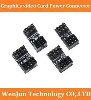 quality Graphics video Card Power Connector 180 degree adapter with pcie PCI-e 6Pin 6-Pin 8Pin 8-Pin male female connecotor quality Graphics video Card Power Connector 180 degree adapter with pcie PCI-e 6Pin 6-Pin 8Pin 8-Pin male female connecotor