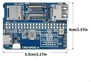 Small Form Factor Expansion Board CM5 Base Board (A) for Compute Module 5 Great for Embedded System Enthusiasts