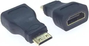A Female TO HDMI-compatible Mini Micro B Male Gold Plated Adapter for HDTV Camera F/M 1080P Cable Extension Connector Converter(5pcs)
