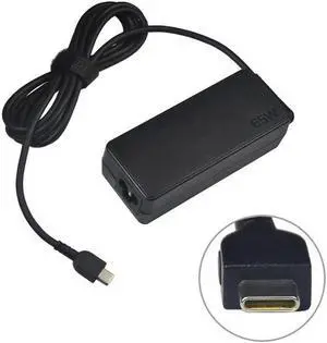 65W USB C Power Supply Adapter Type C Laptop Charger Adapter AC Adapter for L-enovo(65W) -