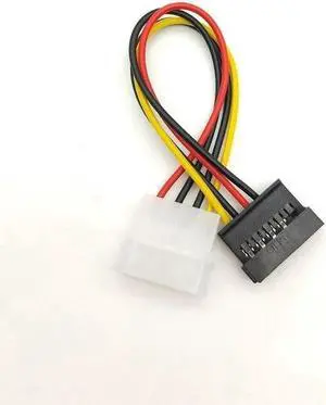 4 Pin Molex Female TO 15pin SATA Female Power Supply Cable for SATA Dvires IDE Plug To 15 Pin SATA Conversion Cable(5pcs) 4 Pin Molex Female TO 15pin SATA Female Power Supply Cable for SATA Dvires IDE Plug To 15 Pin SATA Conversion Cable(5pcs)