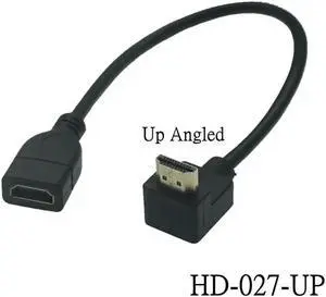 Dual HDM1-compatible Male to Female Converter Up Down Right Left Angled Adapter HDTV Cable for DVD PS3 PC(150cm)(HD-027-UP) Dual HDM1-compatible Male to Female Converter Up Down Right Left Angled Adapter HDTV Cable for DVD PS3 PC(150cm)(HD-027-UP)