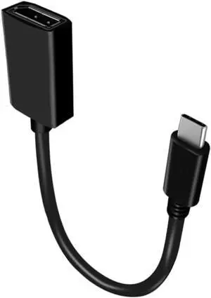 USB C to DisplayPort 4K@60Hz Adapter Thunderbolt 3 to Dp Male to Female Converter for MacBook Pro 2015/2016 ChromeBook Pixel