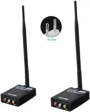 2.4Ghz HIFI Digital Wireless Audio Video Adapter Receiver Music Wireless Wifi Transmitter Receiver DC 12V with 3.5mm Audio Cable