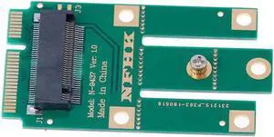 For Wifi Bluetooth Wireless Card A+E Key A Key M.2 NGFF Wireless Module To MINI PCIE Adapter