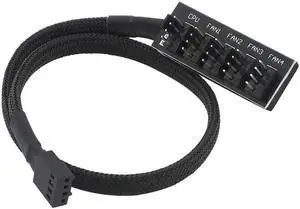 1to5 4-Pin TX4 PWM CPU Cooling Fan Splitter Cable 12V Braided LED Sata Power Cable Hub Splitter Adapter For Computers(1 to 5) 1to5 4-Pin TX4 PWM CPU Cooling Fan Splitter Cable 12V Braided LED Sata Power Cable Hub Splitter Adapter For Computers(1 to 5)