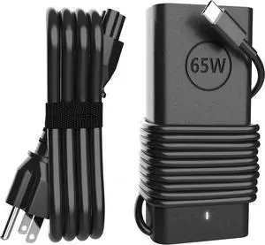 65W 45 Watt USB Type C Laptop Charger for Dell XPS 13, Latitude 5440 5540 5450 5420 7420 5520 E5440 E5430 5550 5320 7440 5430 5530 7430 3550 7450 Power Cord, Chromebook 3100 2-in-1 Computer AC Adapter
