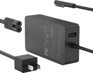 65W Charger Compatible with Microsoft Surface Pro 11, 10, 9, 8, 7+, 7, 6, 5, 4, 3, X, Power Adapter for Windows Surface Laptops 7/6/5/4/3/2/1, Go Tablets, Books 3/2/1, Supports 44W, 36W, LED, 10FT 65W Charger Compatible with Microsoft Surface Pro 11, 10, 9, 8, 7+, 7, 6, 5, 4, 3, X, Power Adapter for Windows Surface Laptops 7/6/5/4/3/2/1, Go Tablets, Books 3/2/1, Supports 44W, 36W, LED, 10FT