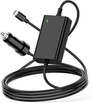 100W USB-C Laptop Car Charger for Dell Latitude/XPS/Precision, MacBook Pro/Air, HP Spectre/Elitebook, for Lenovo ThinkPad/Yoga/IdeaPad, Acer Chromebook/Swift, Google, Samsung, Zenbook, Car Laptop Char