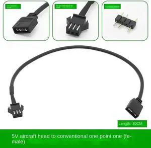 5V 3PIN 1 to 1/2/3/4/5/6/8 Computer motherboard Splitter Convert Cable SM3P RGB fan adapter male/Female connector(Female 3pin 1 to 1) 5V 3PIN 1 to 1/2/3/4/5/6/8 Computer motherboard Splitter Convert Cable SM3P RGB fan adapter male/Female connector(Female 3pin 1 to 1)