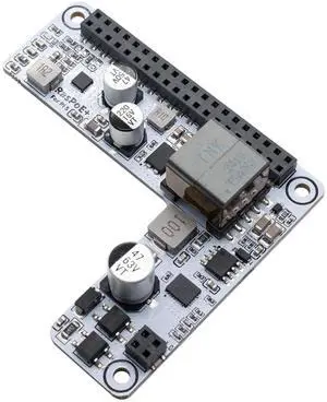 PoE HAT Board for Raspberry Pi 5,Power Over Ethernet HAT for Raspberry Pi 5,Supports IEEE 802.3af/at Network Standard,5V 4.5A Power Outputs