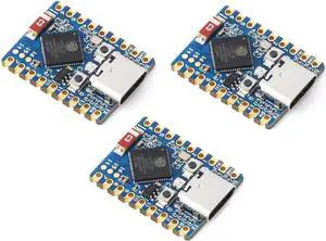 Waveshare ESP32-S3 Mini Development Board, Based On ESP32-S3FH4R2, Onboard Multi-Function GPIO Pins, Dual-Core Processor, 240MHz Running Frequency, 2.4GHz Wi-Fi & Bluetooth 5-[3PCS]
