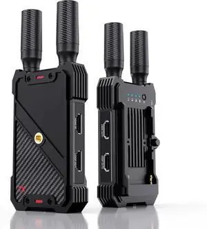 Wireless HDMI Transmitter and Receiver, 1080P Full HD Wireless Video Transmission System with Loop-Out, 1300FT Los Range, 0.05s Latency for Streaming from DSLRs, Laptops, Setop Boxes to TVs/Projectors