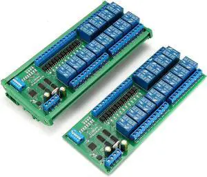 N4D8C12 Isolation 12V/24V RS485 Relay Modbus RTU Protocol DIN35 Rail Shell PLC Optional