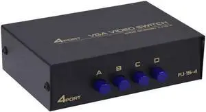 KVM Switch Button Switcher USB Port With Cable For Monitor Keyboard Mouse Usb Manual Kvm Switch