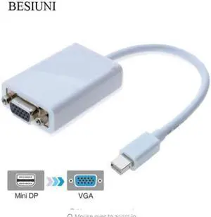 Mini displayport DP Thunderbolt to DVI VGA HDMI-compatible Converter Adapter cable for iMac Mac Mini Pro Air Book TO Monitor TVLength: <=0.5m (0.5m and below)
Color: Grey (MINI DP TO VGA)