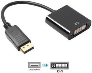 Displayport DP To DVI HDMI-compatible VGA Audio Female Adapter Display Port Cable Converter For Apple MacBook Air ProLength: <=0.5m (0.5m and below)
Color: Red (DP TO DVI)