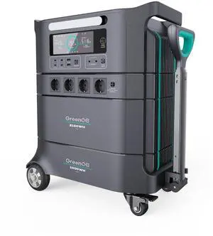 GreenOE Portable Power Station 4400W 4234Wh LFP Battery Solar Powered Generator