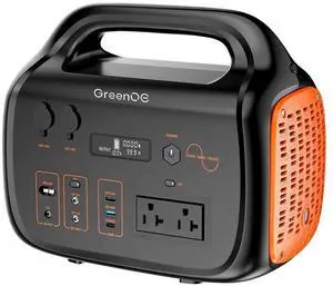 GreenOE Portable Power Station 600W 655Wh Solar Powered Generator with 11 Ports