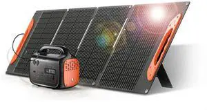 GreenOE 300W Solar Generator 299Wh Portable Power Station with 100W Solar Panel