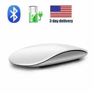 Premium Bluetooth Mouse Mice For MacBook Air Pro iPad iMac PC Laptop Tablets-white