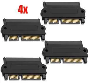 SFF-8482 Computer Cable Connectors SAS to SATA 22 pin HDD Raid Adapter 4PCS