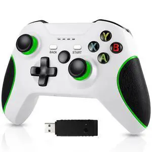 Wireless Controller For Microsoft Xbox One S / X / E / Windows 7 8 10 11 PC 2.4G--white