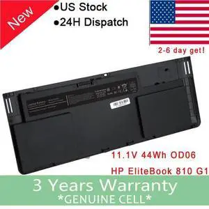 Battery for HP EliteBook Revolve 810 810 G1 810 G2 810 G3 Tablet PC Serie OD06XL