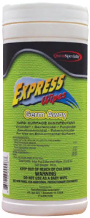 Quest 6441 Express Wipes Germ Away Disinfectant (1 Pack) Quest 6441 Express Wipes Germ Away Disinfectant (1 Pack)