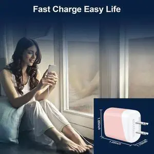 Fast Charger Block for iPhone 17e 17 Air Pro Max 16e 16 15 14 13 12 11 XR XS X 8 7 6,Samsung Galaxy A17,ZFold7,Flip7,Pixel 10a Pro,20W USB-C Power Adapter Fast Charging Box Travel Cube Wall Plug Brick Fast Charger Block for iPhone 17e 17 Air Pro Max 16e 16 15 14 13 12 11 XR XS X 8 7 6,Samsung Galaxy A17,ZFold7,Flip7,Pixel 10a Pro,20W USB-C Power Adapter Fast Charging Box Travel Cube Wall Plug Brick