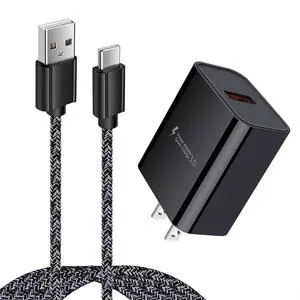 Type C Charger Fast Charging Wall Plug Block USB C Cord Cable 3FT Type C Charger Fast Charging Wall Plug Block USB C Cord Cable 3FT
