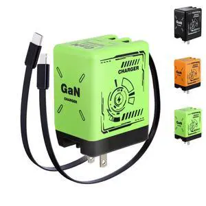 2 in 1 Compatible with Fast Charger,45W Retractable Phone Charger Wall Plug with Lightning and Type-C Cables, All in 1 Foldable Plug, Fast Charging Power Adapter for Phone (Green) 2 in 1 Compatible with Fast Charger,45W Retractable Phone Charger Wall Plug with Lightning and Type-C Cables, All in 1 Foldable Plug, Fast Charging Power Adapter for Phone (Green)