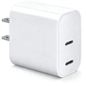Dual USB C Charger Block for Apple Watch 11 10 iWatch iPhone iPad AirPods Dual USB C Charger Block for Apple Watch 11 10 iWatch iPhone iPad AirPods