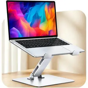 Niweya Adjustable Ergonomic Laptop Stand for Desk, Foldable Computer Stand, Stable Aluminum Lectern Notebook Riser & Portable Laptop Holder Mount Compatible with 10-16" MacBook Pro/Air, Dell, HP Niweya Adjustable Ergonomic Laptop Stand for Desk, Foldable Computer Stand, Stable Aluminum Lectern Notebook Riser & Portable Laptop Holder Mount Compatible with 10-16" MacBook Pro/Air, Dell, HP