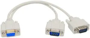 PNGKNYOCN 30cm DB9 Y Splitter Cable DB9 9 Pin 1 Female ale to 2 Male Rs232 Serial Splitter Adapter Straight-Through Cable YOUCHENG for Connect Various Serial Interface Devices PNGKNYOCN 30cm DB9 Y Splitter Cable DB9 9 Pin 1 Female ale to 2 Male Rs232 Serial Splitter Adapter Straight-Through Cable YOUCHENG for Connect Various Serial Interface Devices