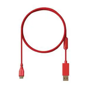 Pulsar Gaming Gears Superflex Paracord, Head Bent USB-C Cable, Type-C, Red Pulsar Gaming Gears Superflex Paracord, Head Bent USB-C Cable, Type-C, Red