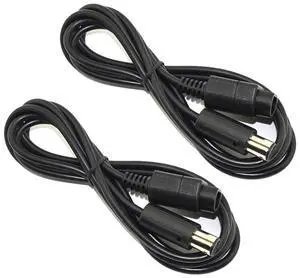 Ssgamer 2X 6ft Wii/Gamecube Extension Cables for Wii Gamecube GCN (2 Pack) Ssgamer 2X 6ft Wii/Gamecube Extension Cables for Wii Gamecube GCN (2 Pack)
